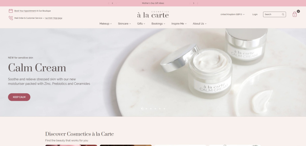 Cosmetics à la Carte